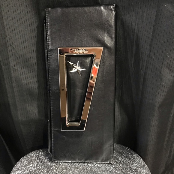 Handbags - TOMMY HILLFIGER BAG, COOL DESIGN, CAN BE USED AS CLUTCH OR OPEN UP TO BIGGER BAG